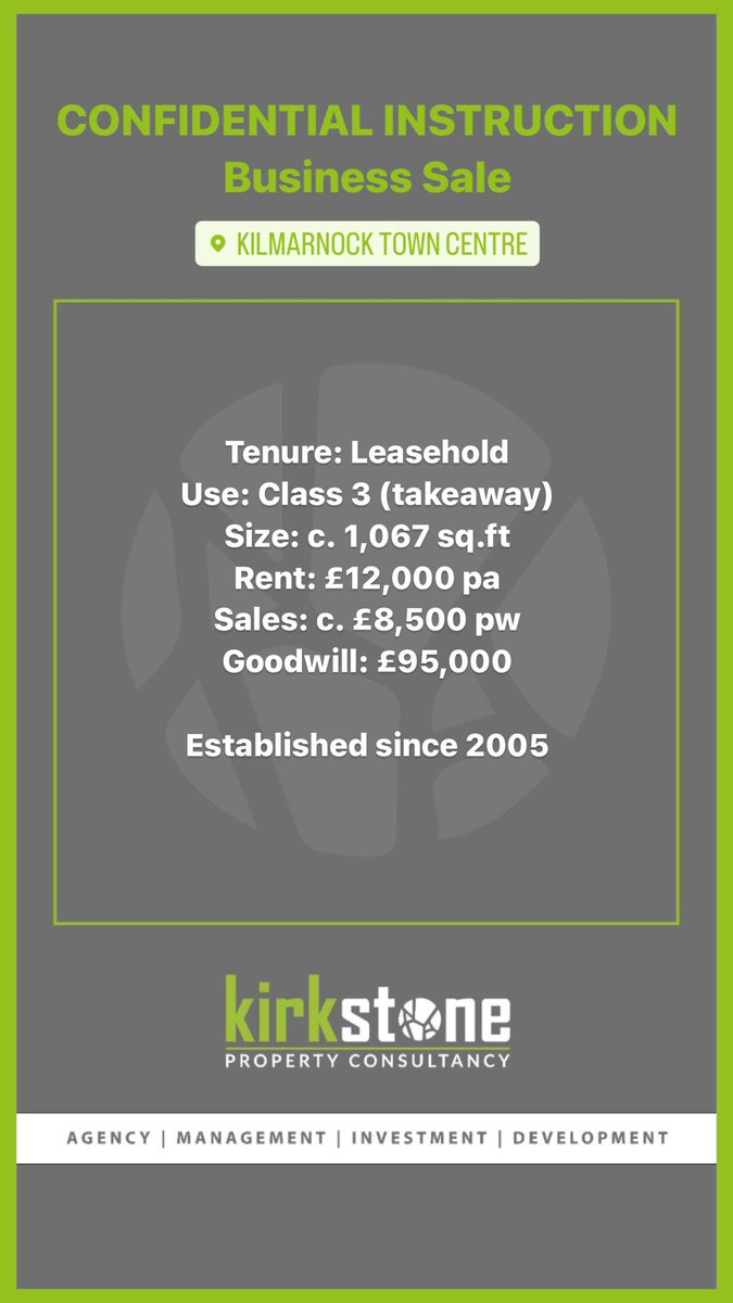 #confidential #confidentialsale #kirkstoneproperty #scottishproperty #edinburghproperty #edinburgh #glasgowproperty #glasgow #kilmarnockproperty #kilmarnock

For more information;

☎️ 01412915786
📧 info@kirkstoneproperty.com 
🌐 kirkstoneproperty.com