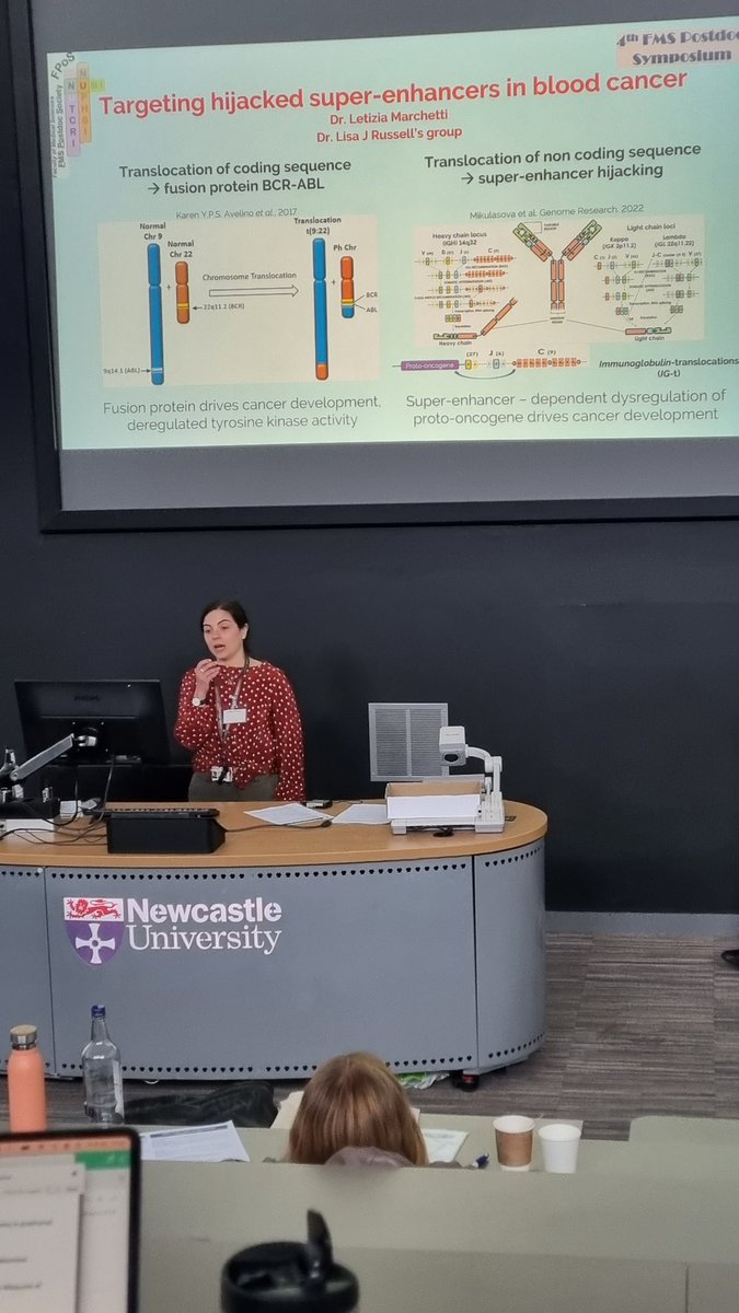 LJRussell_Lab's tweet image. Fantastic 3 minute poster flash talk from @LetiziaM24 at this years FMS Post Doc Symposium @fms_postdoccomm @UniofNewcastle