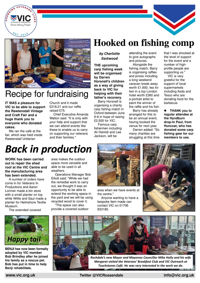 The May edition of the Veterans In Communities is now available to read and download from our website now.
veteransincommunities.org/news.html