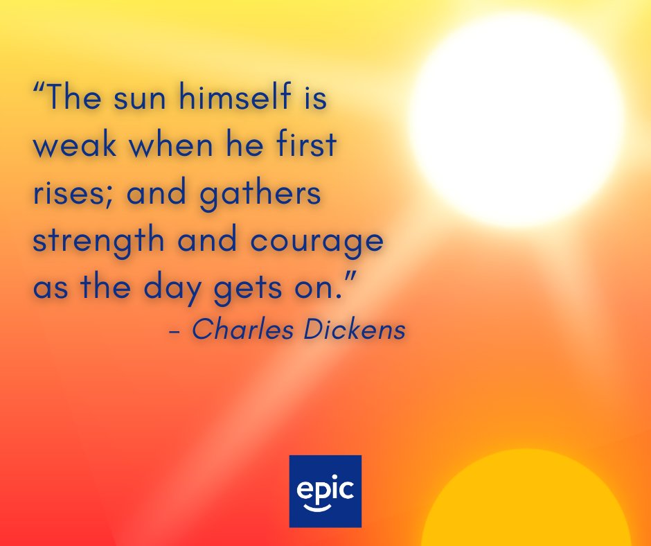 EPIC_UK_'s tweet image. It&apos;s another EPIC Monday! ​💙☀​
🌞 Rise, gather strength, and shine. Embrace the power of a new week.​

#realisewhatspossible #mondaymotivation #mondaymood #motivationalmonday