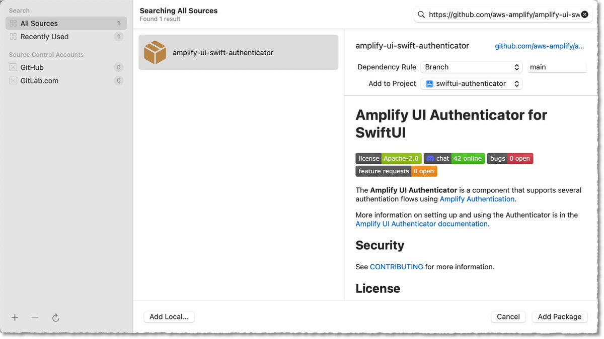 Today we are making available a new SwiftUI-based open-source Authenticator component for your iOS, iPadOS, and Catalyst applications.

#AWS #AWSBlog #Serverless #Cloud #CloudComputing #AmazonWebServices #Amplify
 go.aws/3CiruJO