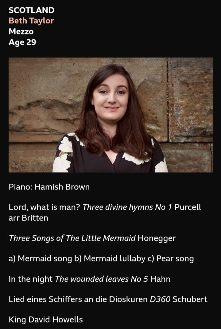 Tomorrow's first performance at BBC Cardiff Singer of the World at the Royal Welsh College of Music and Drama from 1.30pm 🌟🌟🌟Joined by the assiduous and awesome Hamish Brown 🌟🌟🌟 Positive vibes gratefully received 🥰 #bbc #cardiffsinger #opera #cardiffsingeroftheworld2023