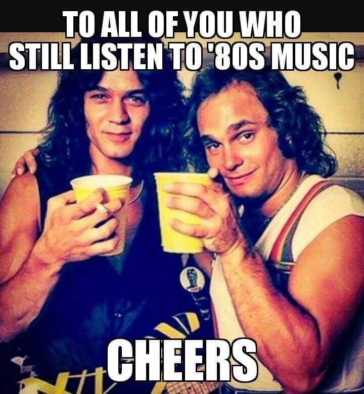 Cheers 🍻 #cheers #VanHalen #80sMusic #80sMixed