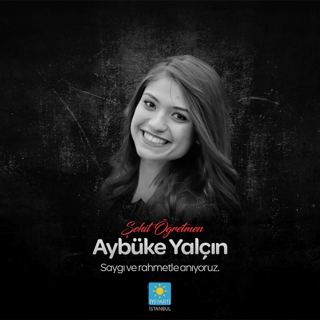 Kutsal görevinin ilk yılında eli kanlı hain teröristler tarafından şehit edilen öğretmenimiz #AybükeYalçın'ı saygı ve rahmetle anıyoruz.