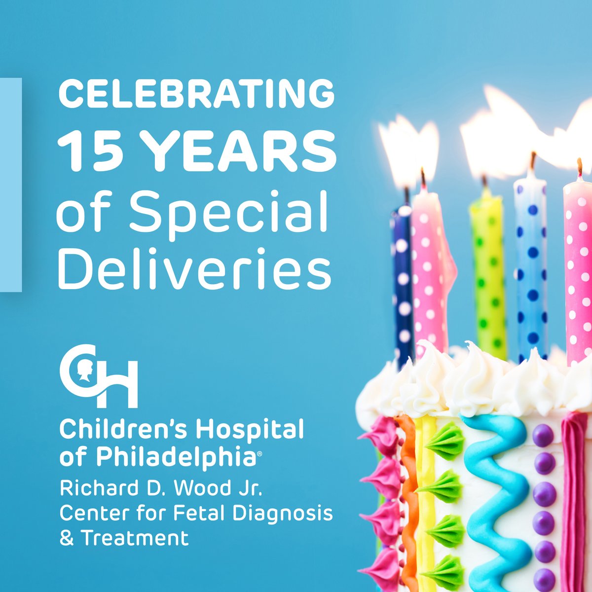 Birthdays are always special in our Center, but we are especially excited about the 15th birthday of our Garbose Family Special Delivery Unit (SDU)! We would love to hear what the SDU means to you!