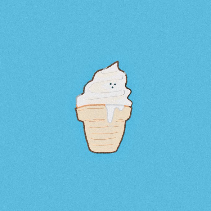 「simple background soft serve」 illustration images(Latest)