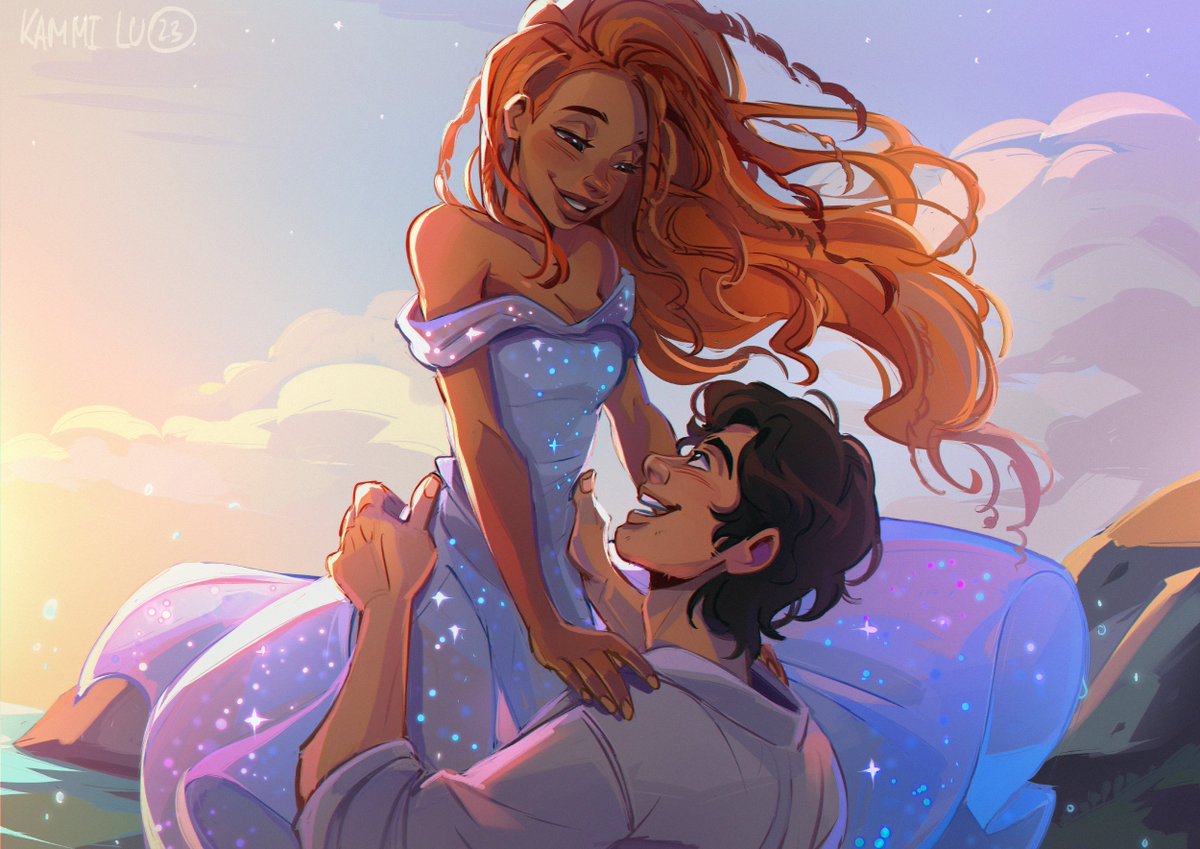KAMMI_LU's tweet image. #ariel 
I really waited for this moment in the movie, I love Ariel&apos;s dress here! 🌊💙