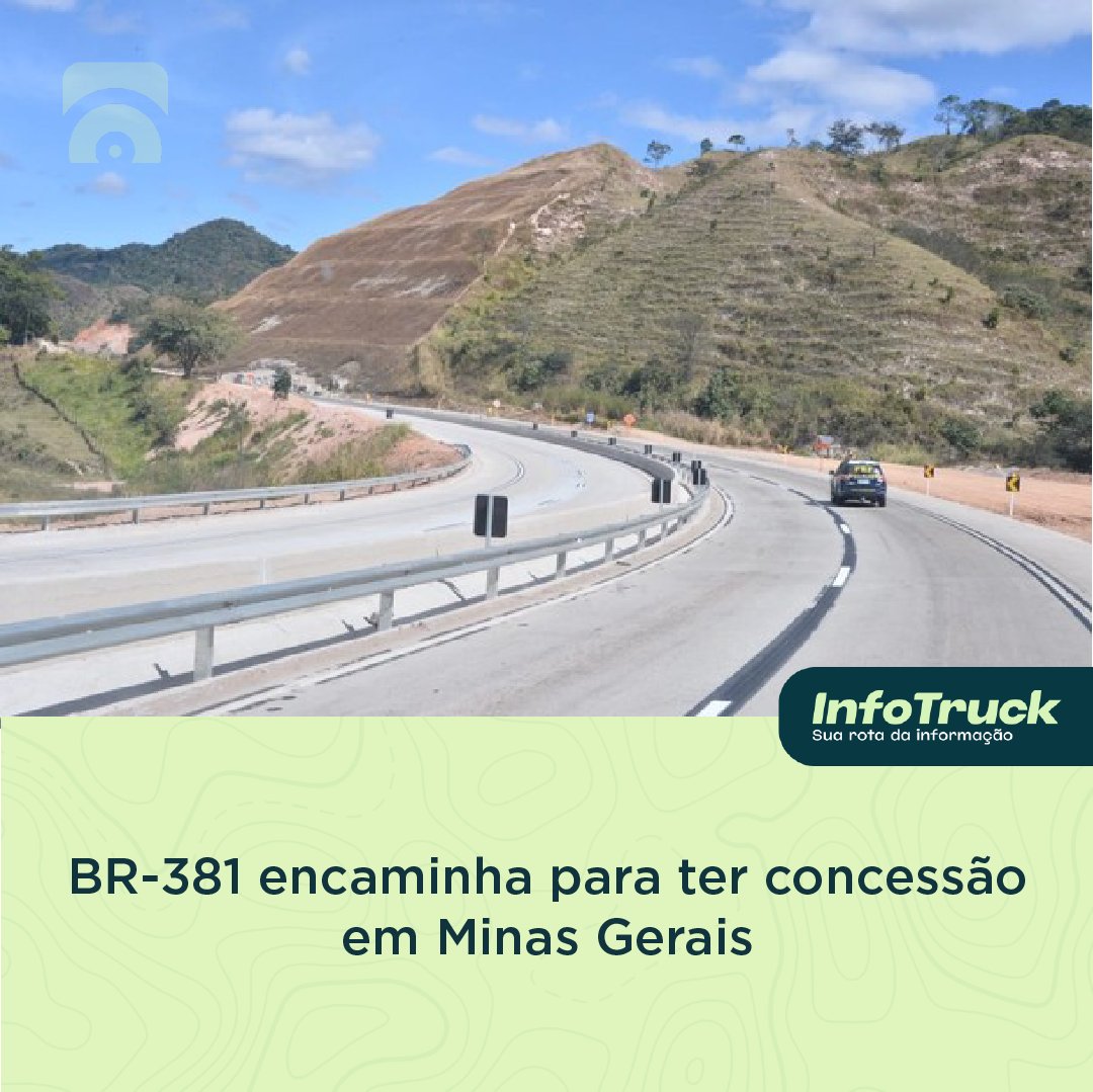 NOVIDADE NA BR-381 🚨🛣

BR-381 encaminha para ter concessão em Minas Gerais

Leia mais: infotruck.com.br/br-381-encamin…

#InfoTruck #BeloHorizonte #MG #BR-381 #Rodovias #Concessão #Governo #TCU #ANTT