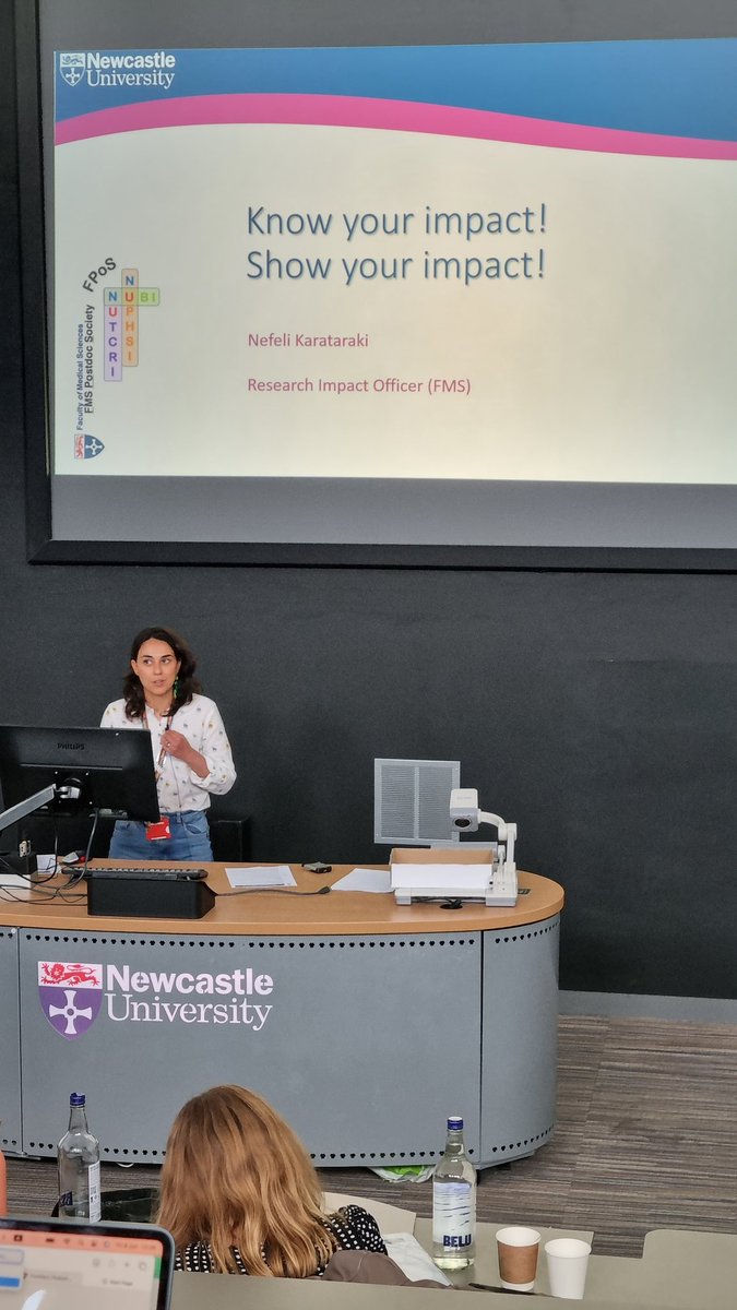 LJRussell_Lab's tweet image. I am very proud of previous lab member Nefeli Karataraki giving her first presentation in her new role as FMS Impact Officer at the FMS Post Doc Symposium.  @fms_postdoccomm, @UniofNewcastle
