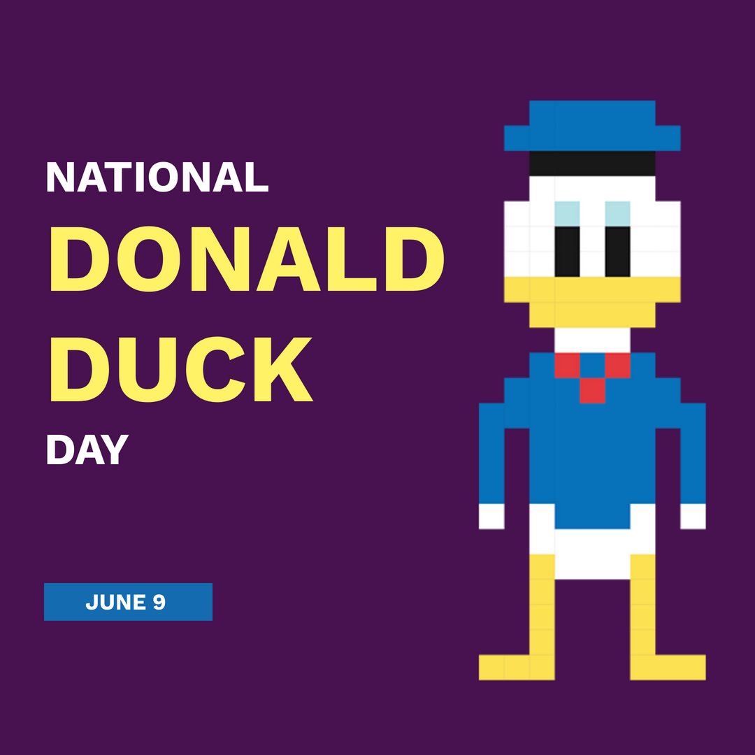 DailyFlashTV's tweet photo. Sure, he never wore pants, had a rich uncle, had his own orange juice and he talked funny, but don't we love him anyway? Happy National Donald Duck Day! (You're doing his voice in your head right now, huh) #TodayIs #DailyFlash https://t.co/gvr12Q4C9G