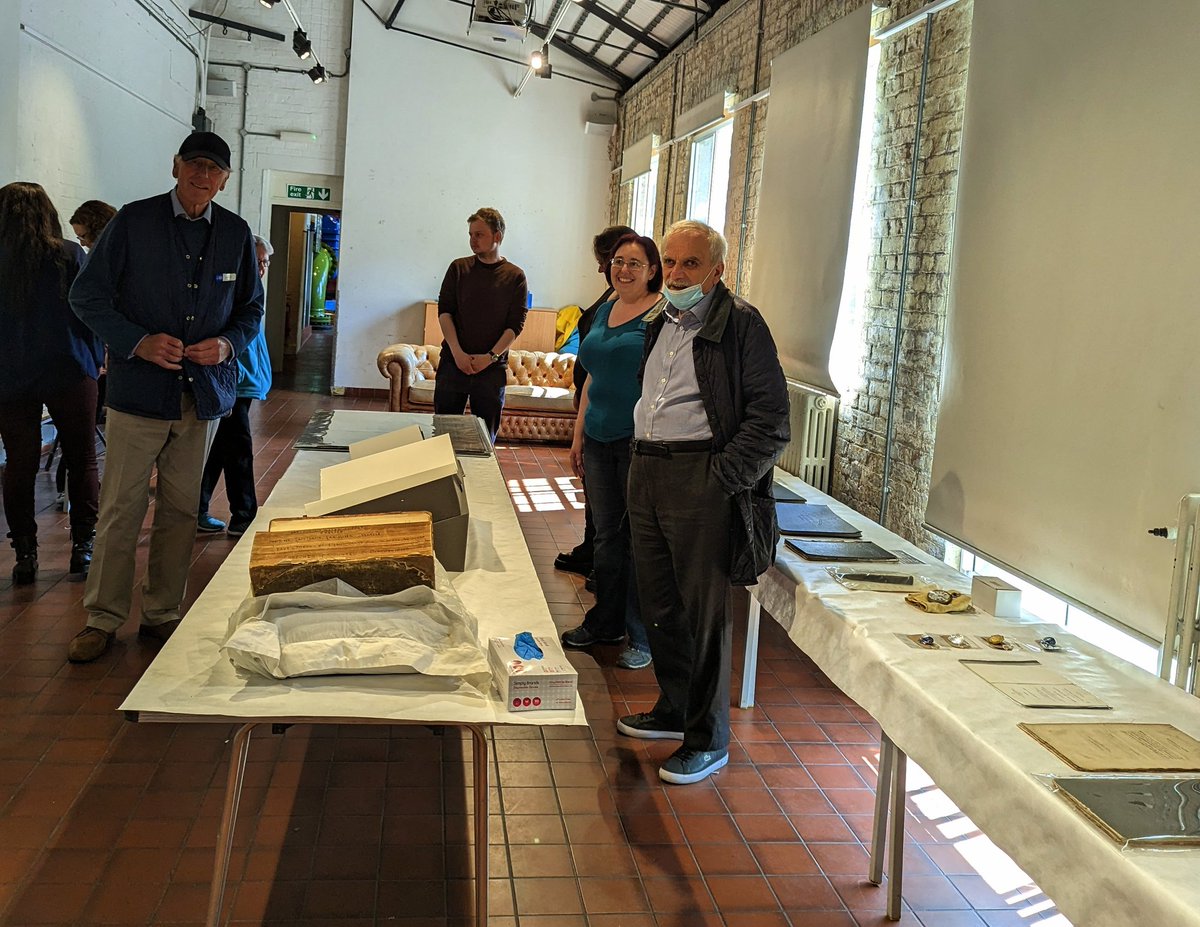 Another great day working with the collection volunteers at the London Museum of Water &amp; Steam, preparing the Archive's treasures for the latest members' talk