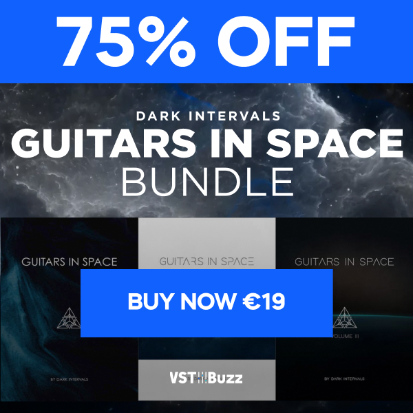 75% off “Guitars In Space Bundle” by Dark Intervals
Here: bit.ly/vstdeal
🎹
#deal #deals #musicproducer #composer #musicproducers #guitars #darkintervals #sounddesign #vstbuzz #sampleaudiodeals #samplelibrary