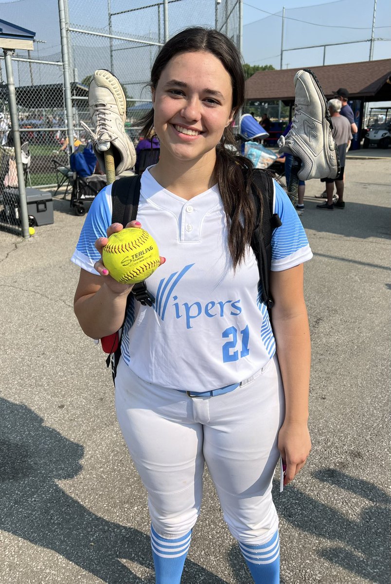 wv_vipers's tweet photo. Congratulations to Laila Varney @lvarney21 with the home run in game one today at Laser Nation! https://t.co/jROgWKnzn9