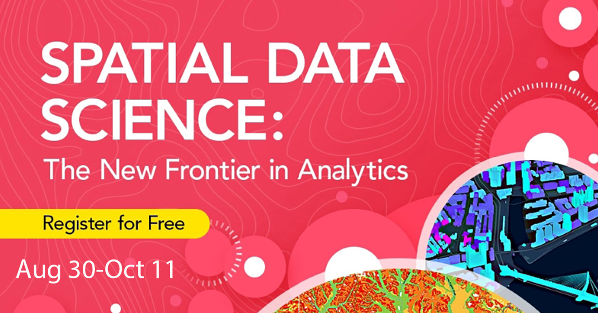 EsriTraining's tweet image. When one #MOOC closes, another one is right around the corner. Register for #SpatialDataScience → esri.social/q4j650OIbE7