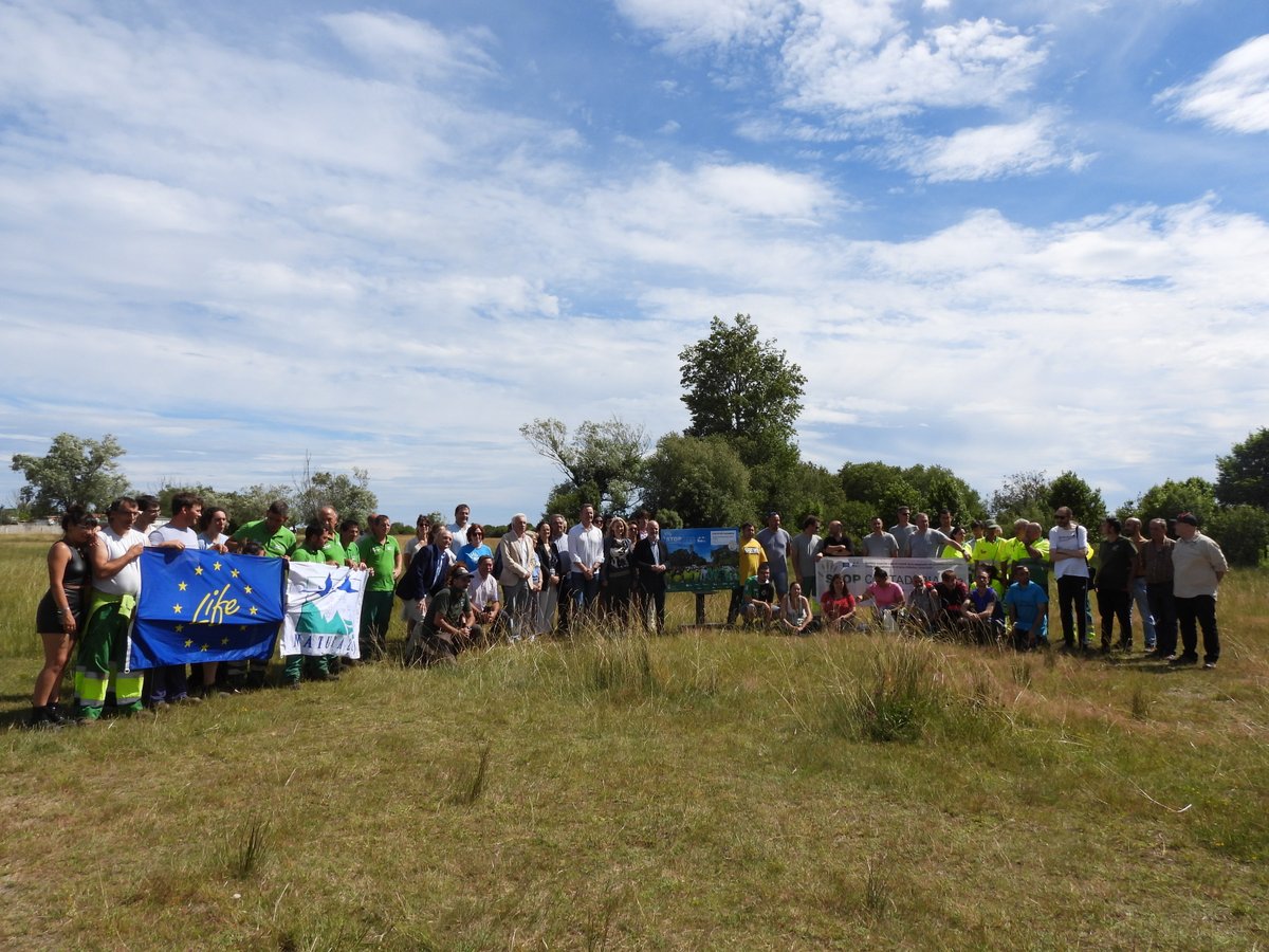 Noja acoge la celebración del #PremiosNatura2000 al LIFE #StopCortaderia acompañados por la ciudadanía, miembros del proyecto y personas con #discapacidad 
@EU_ENV @Lifeprogramme #Natura2000Awards #StopCortaderia #PremiosNatura2000