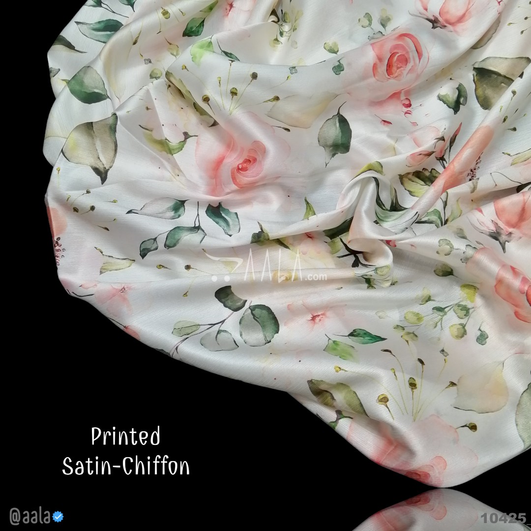 Printed Satin Chiffon Fabrics at aala.com #aala #onlinefabrics #fashionfabrics #fashiondesigners #printed #satin #chiffon #blend #fabrics #floral #bride #moscow #dubailife #fashionblogger #loveaala #aala.com Buy Online at aala.com/p/10425