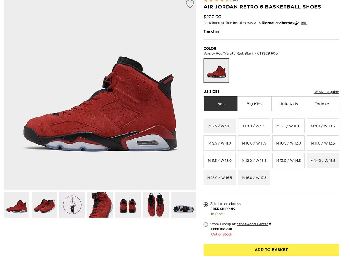 finishline retro 6
