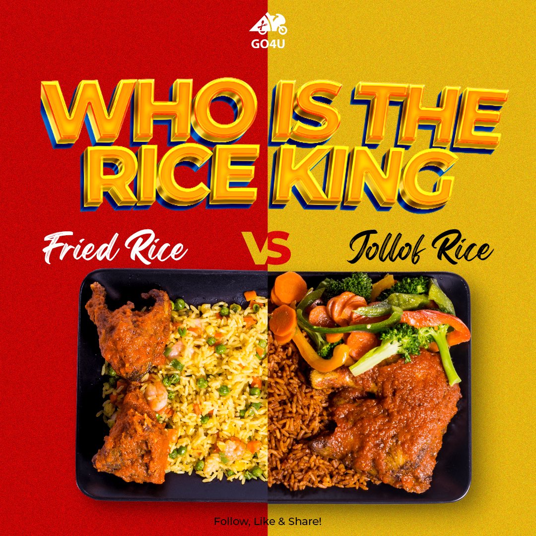 Go4u_ng's tweet photo. ๐ Rice Showdown! ๐
Fried Rice vs. Jollof Rice: Which steals your heart? โค๏ธ๐ฅข Savory fried rice or vibrant jollof rice? Tell us your favorite and why it's special in your culinary journey! ๐๐ถ๏ธ๐
Anticipate GO4U launch ๐
#Go4u #viral #rice #naijajollof #launchingsoon #food https://t.co/orp0xBdscQ