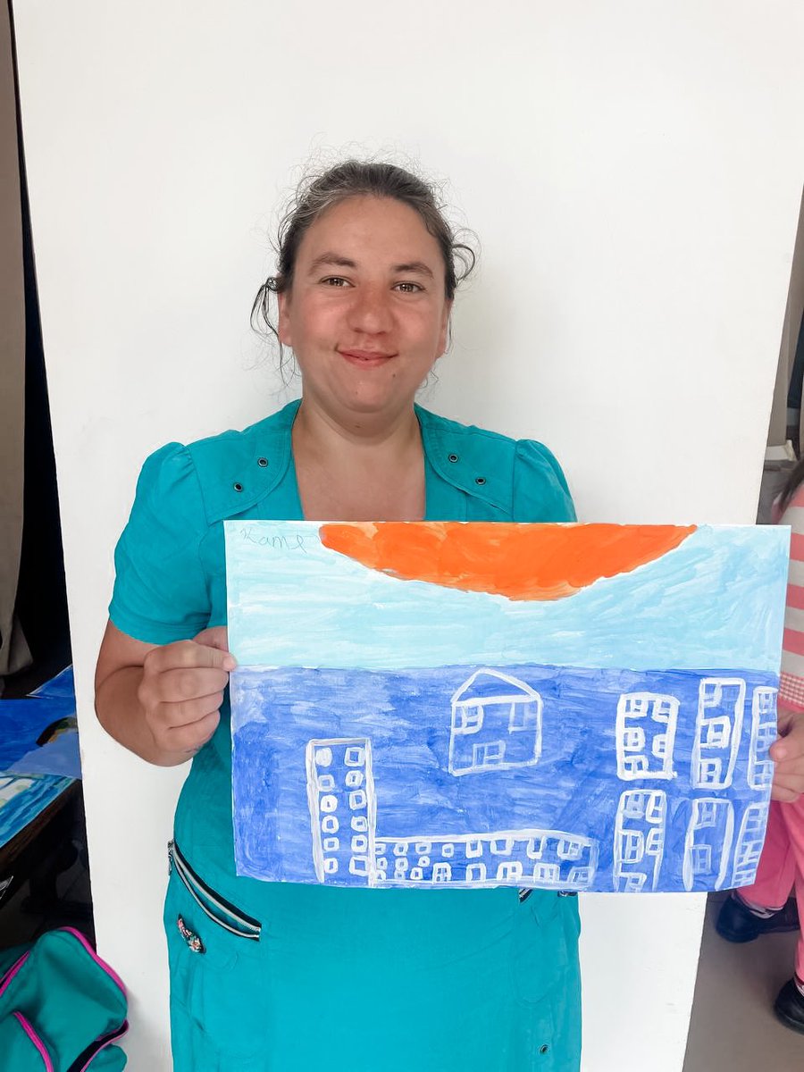 Friends with disabilities draw the tragedy of Kherson region 💔