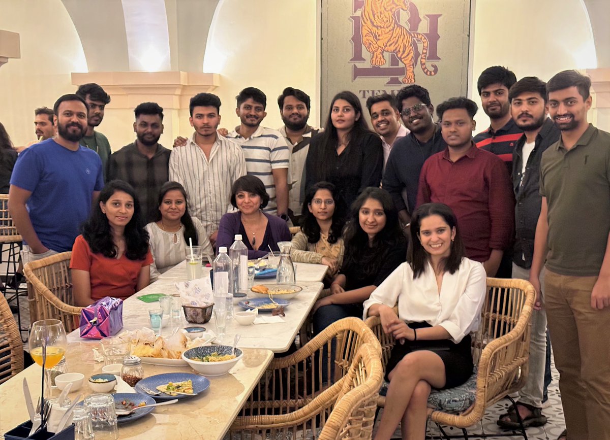 It was a fun day yesterday in our Bangalore office. Nothing beats having dinner with the #team after a long and stressful few weeks! Spending quality time with the team, especially when you're celebrating #milestones. 

#PeopleofAR