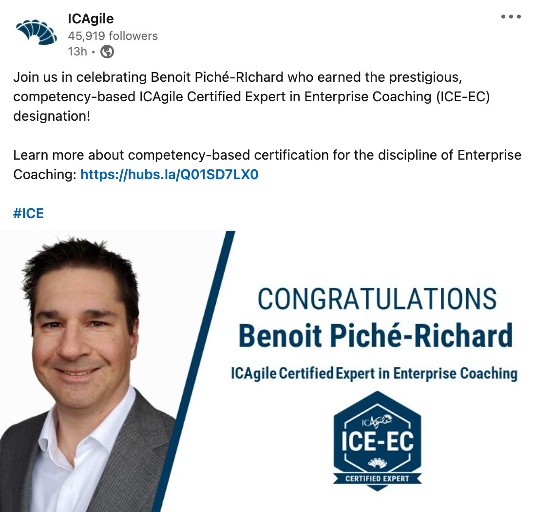 Congratulations Benoit! 👏👏👏