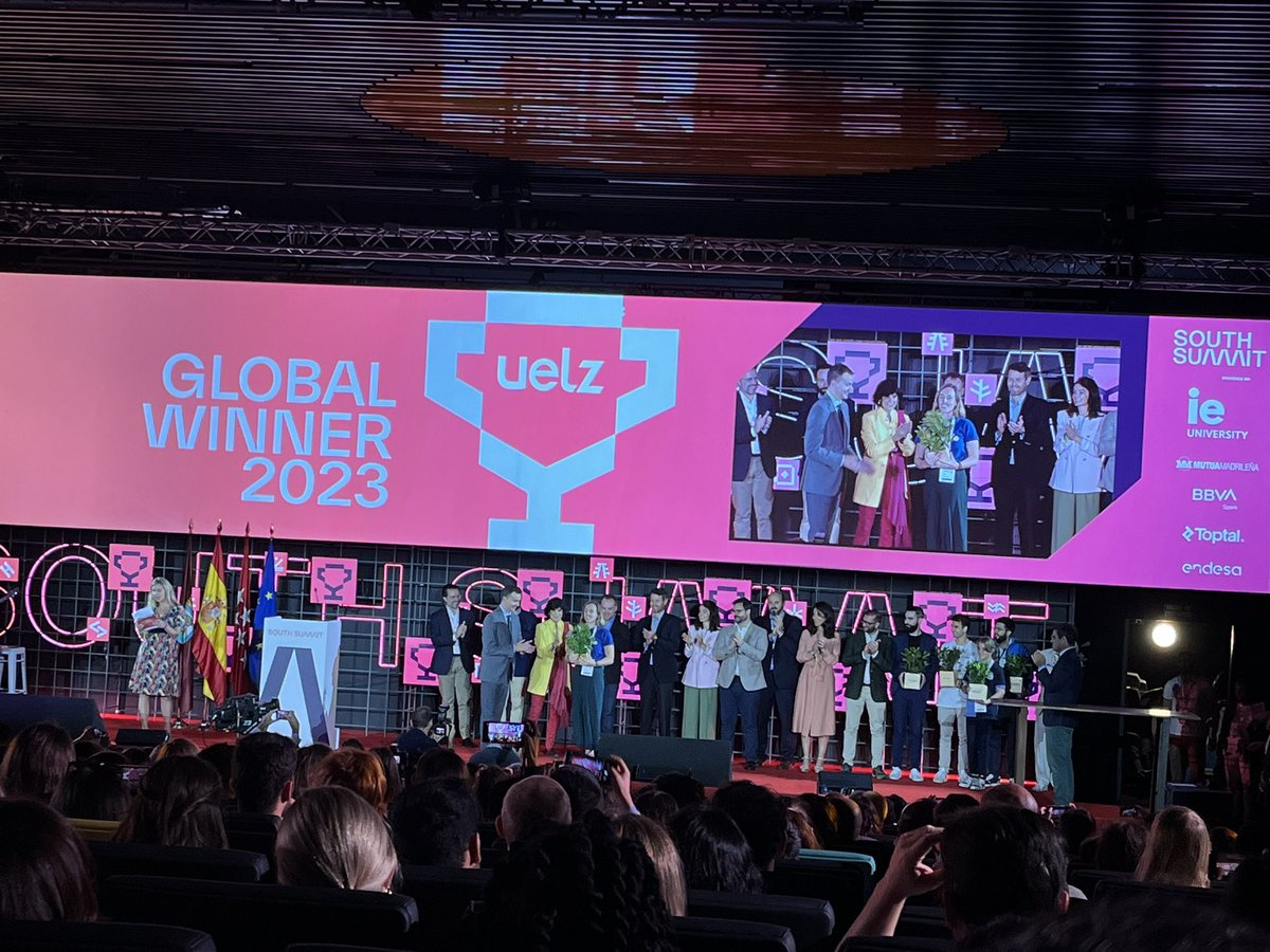 🏆We are incredibly happy to announce that the Global Winner for the Startup competition is : Uelz 

Huge congratulations, we wish all the best ❤️

#SouthSummit23
#startupcompetition