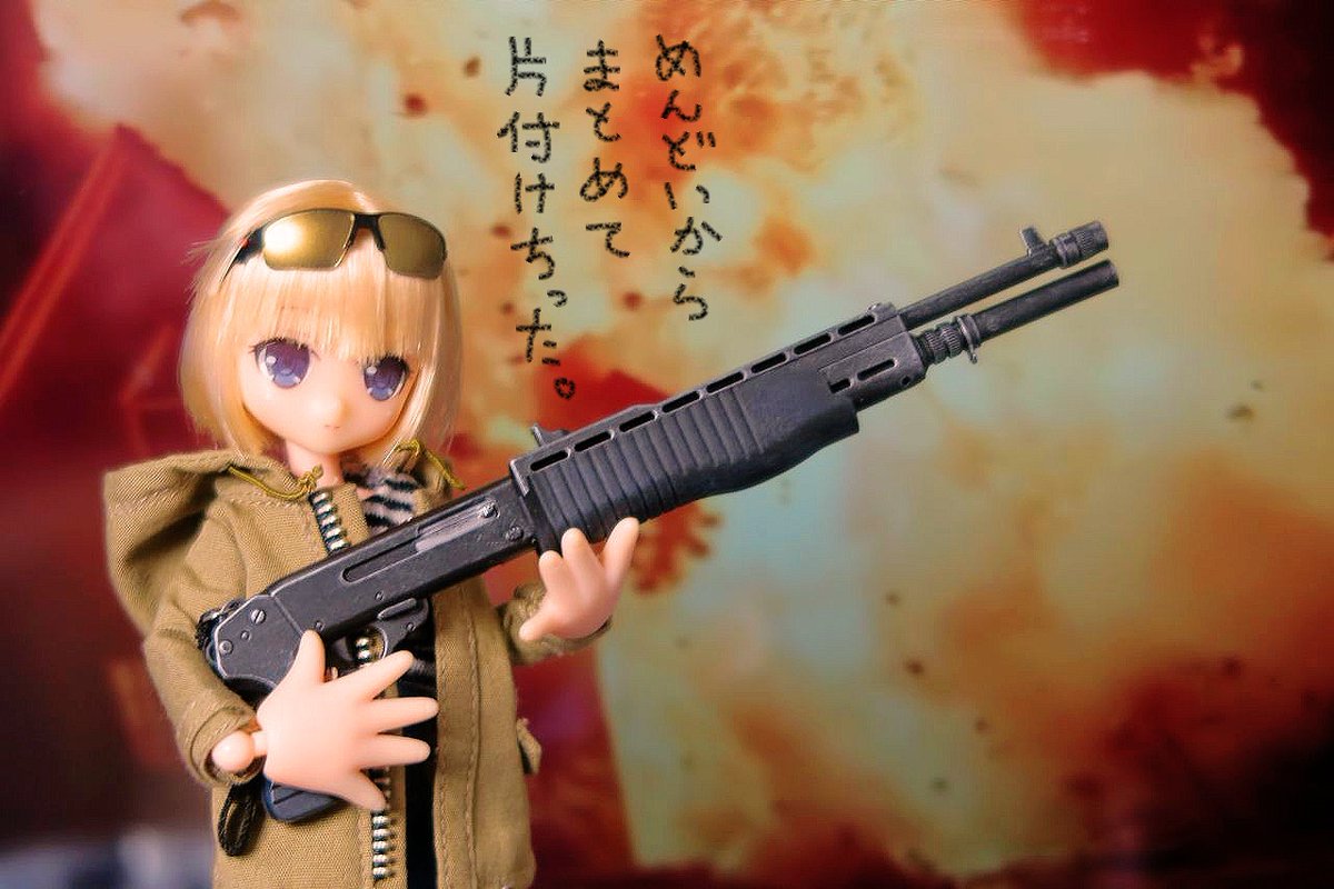 john_034's tweet image. きんようびに告ぐ❗️これ以上の抵抗は無駄だ‼️
大人しく投降しｒ…あー、手遅れだったか😮‍💨
#LilFairy #アゾカツ #SPAS12