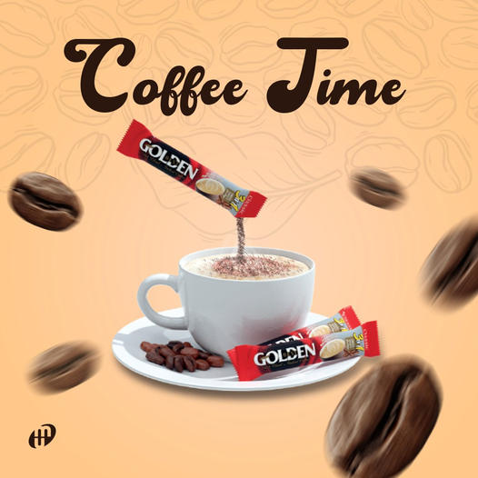 Experience the perfect blend of rich coffee with Golden Best 3 in 1 coffee. A delicious way to start your day!