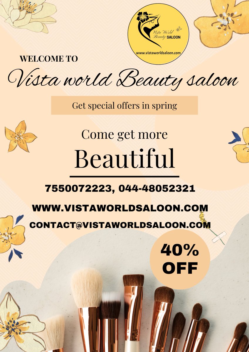 saloon_vista's tweet photo. Vista World Beauty is a full-service beauty spa that offers a variety of beauty services such as hair styling, makeup, waxing, spray tanning, and more. Vista World Beauty is dedicated to providing the best service and the highest quality products to its customers. https://t.co/klihDxCDBP