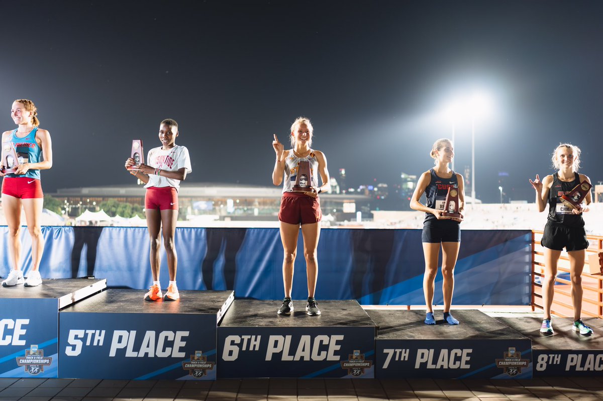 CycloneTrackXC's tweet photo. Cailie Logue, five time All-American. 

#CycloneSZN https://t.co/Sm6ZMjqelT