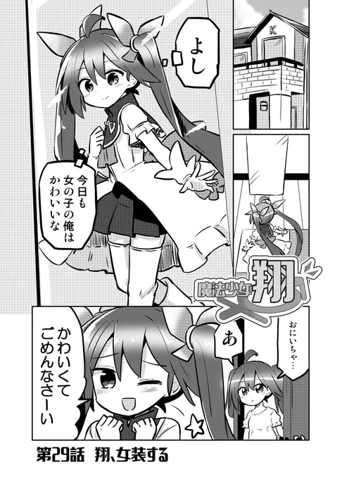 TS娘がウィッグを手に入れ女装する話(1/3) 