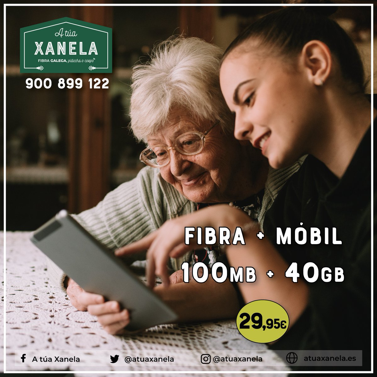 OFERTA!!
Fibra + Móbil por 29,95€
100Mb máis 40Gb e chamadas ilimitadas

📞 900 899 122
🌐 atuaxanela.es