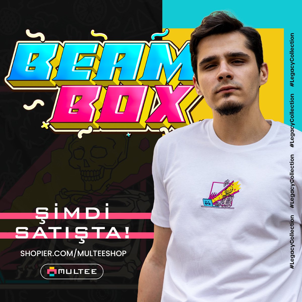 multee_shop's tweet photo. 💀🔥 Efil efil pamuklu kumaşı ve özenli nakış işlemesiyle Beam Box şimdi satışta!

🔗 Tişörtleri satın almak için: https://t.co/FI2WTDQj0O https://t.co/yjfkcY0mMp