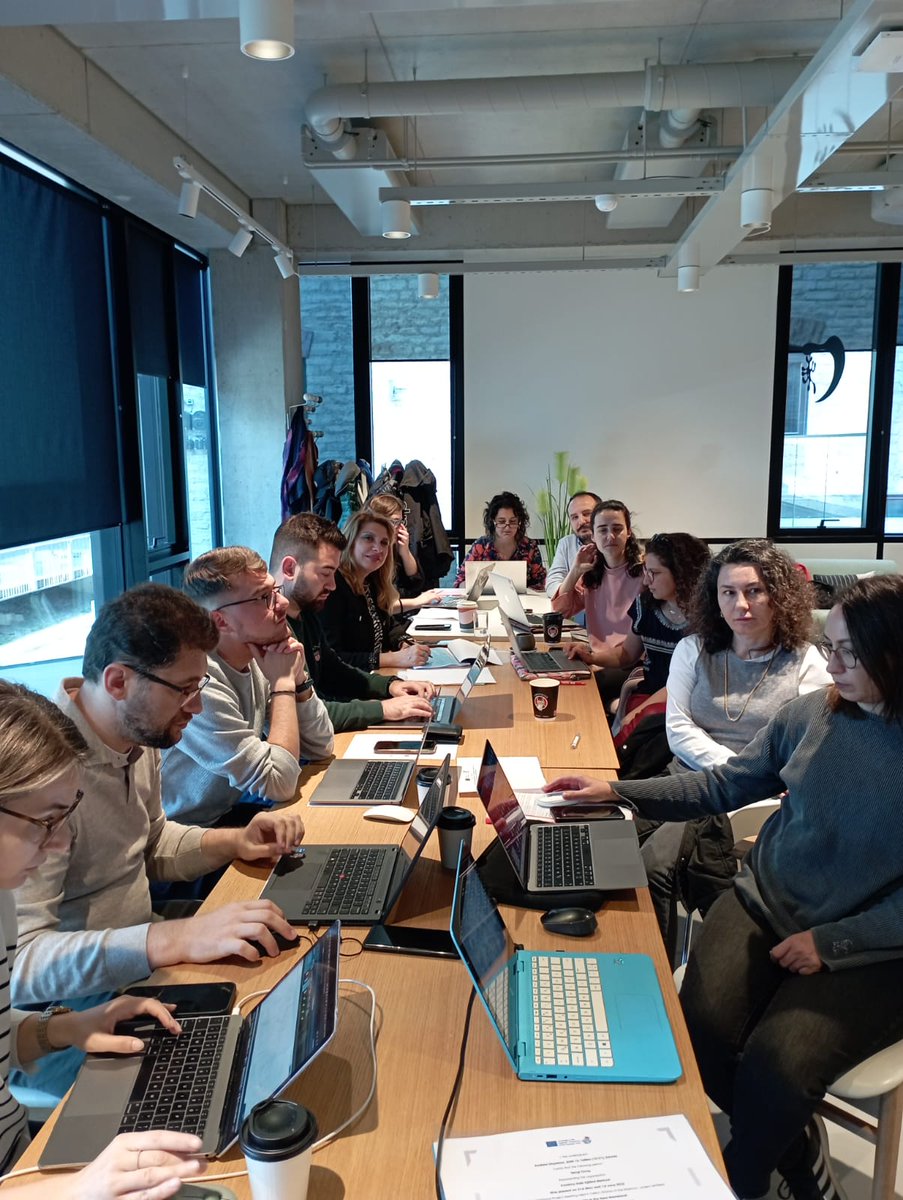 ActNewHome's tweet photo. The third TPM took place on may 31-june 1 in Tallinn #actnewhome #projectworkshop #ulusalajans #erasmus+#project #asylumseekers#refugees #homeland#citizenship #activecitizenship@marmara_univ@pistes.solidaires@kadıköyhemm@baskenthem@cuiablueoö https://t.co/s4I08REF19