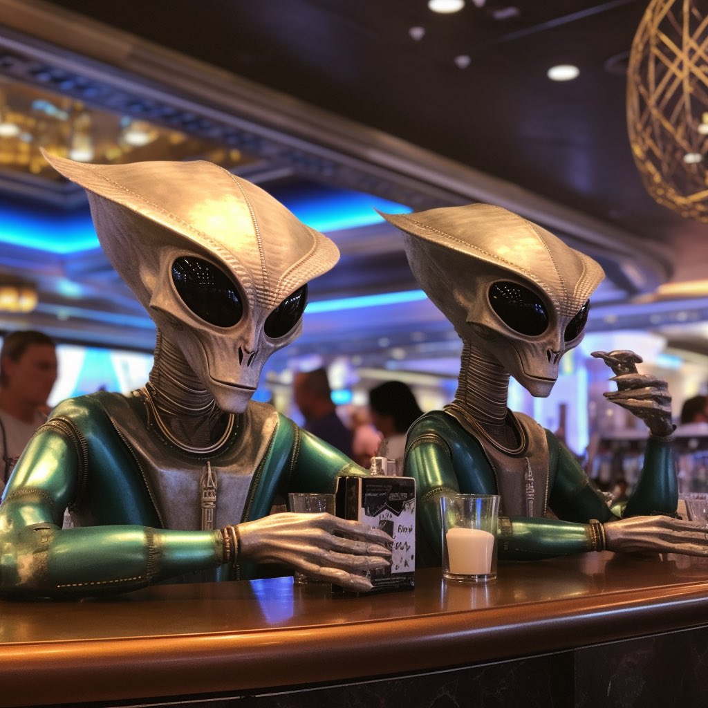 @simply_reginald Well, this is just great. Aliens make first contact in Vegas. Now they’re going to think human civilization is based on slot machines, strip clubs and cocaine