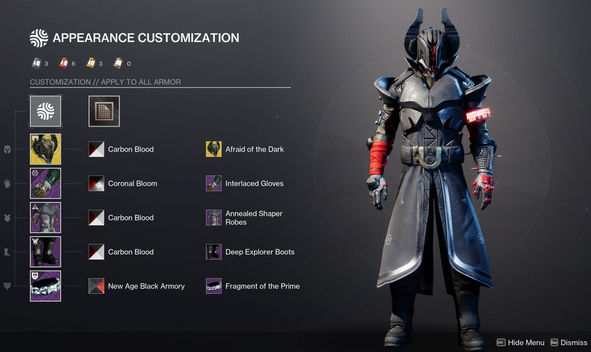 Alex78563's tweet photo. Here's all of my sets for each subclass for my warlock 🖤❤#DrownInTheDrip #Destiny2 #destiny2fashion @DestinyTheGame https://t.co/uKEttGmkF8