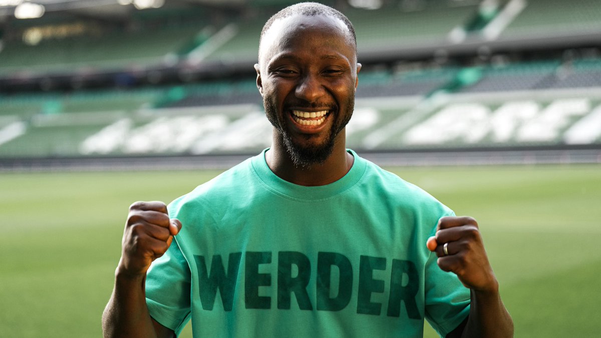 Das 🟢 steht Dir schon mal hervorragend, Naby! 😍

#Werder | #Keïta