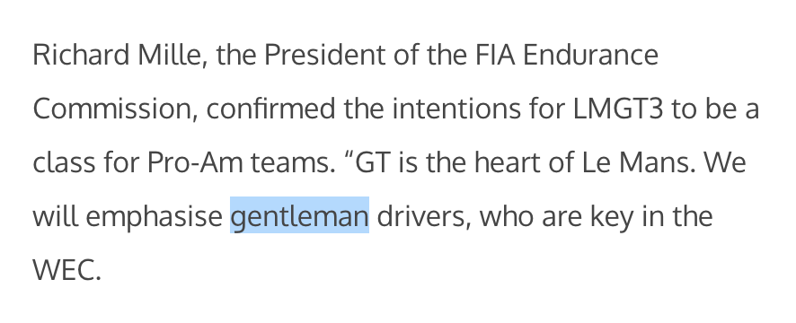 martynhoyer's tweet photo. @dailysportscar @FIAWEC @stephenk22 I think Richard Mille needs to have a little chat with his daughter about inclusion... https://t.co/X0AJffmzD5
