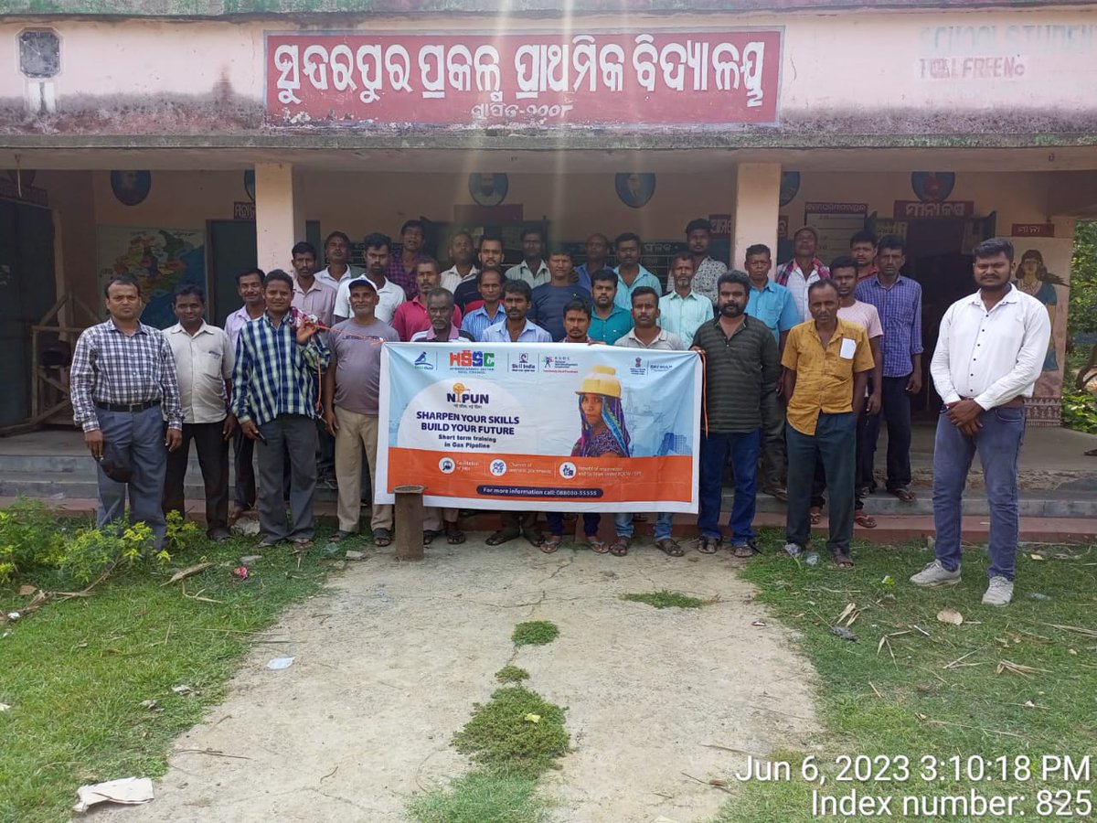 Completion of initial assessment of Recognition of Prior Learning (#RPL) under #NIPUN scheme for #Excavator job role at Jajpur, Odisha on 6th June 2023. #SkillIndia #skilldevelopment #skilledworkforce #EmploymentOpportunities #EmpoweringYouth