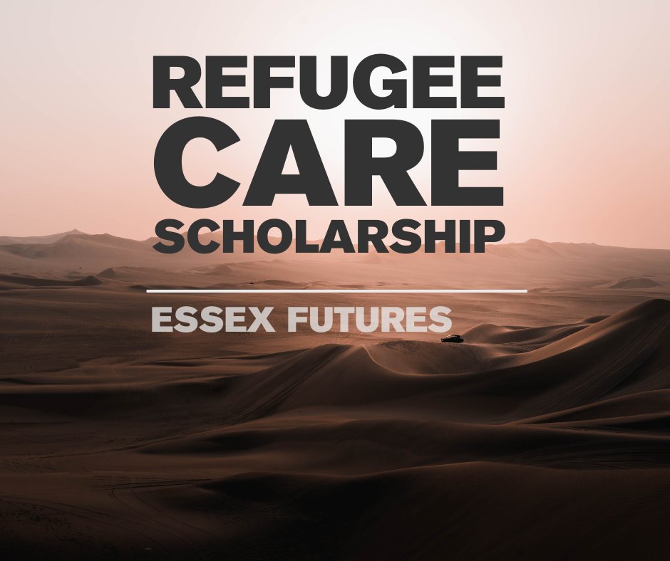 Students taking the full-time MA Refugee Care in 2023-24 can now apply for scholarships from the @PPS_Essex which cover all the University fees. Applicants to both the on-campus and online course are eligible. Apply online before 30 June 2023. okt.to/u54dQn