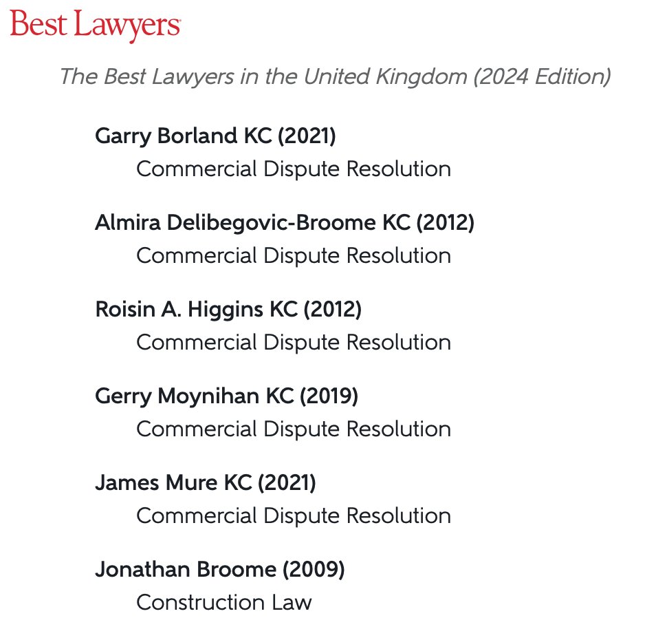 Six Axiom members have been recognised in the @BestLawyers peer-review based ‘Best Lawyers in the United Kingdom’ 2024 Edition bestlawyers.com/press/best-law…