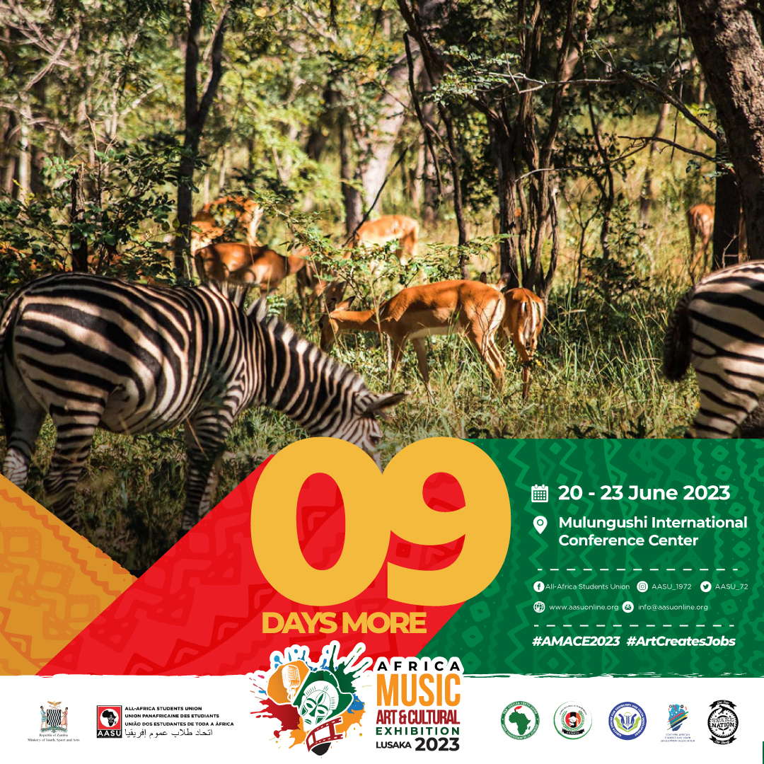 aasu_72's tweet photo. ARE YOU READY..!?
Only a few Days remaining to Africa's biggest Music Arts and Cultural Exhibition.
Don't forget to Register here https://t.co/MtjtEkeLmN to participate, Register Now!
#AMACE23 #ArtCreatesJobs #AfricanCulture #Lusaka #YouthEmpowerment #CreativeEconomy https://t.co/Xd7lQlKPKR