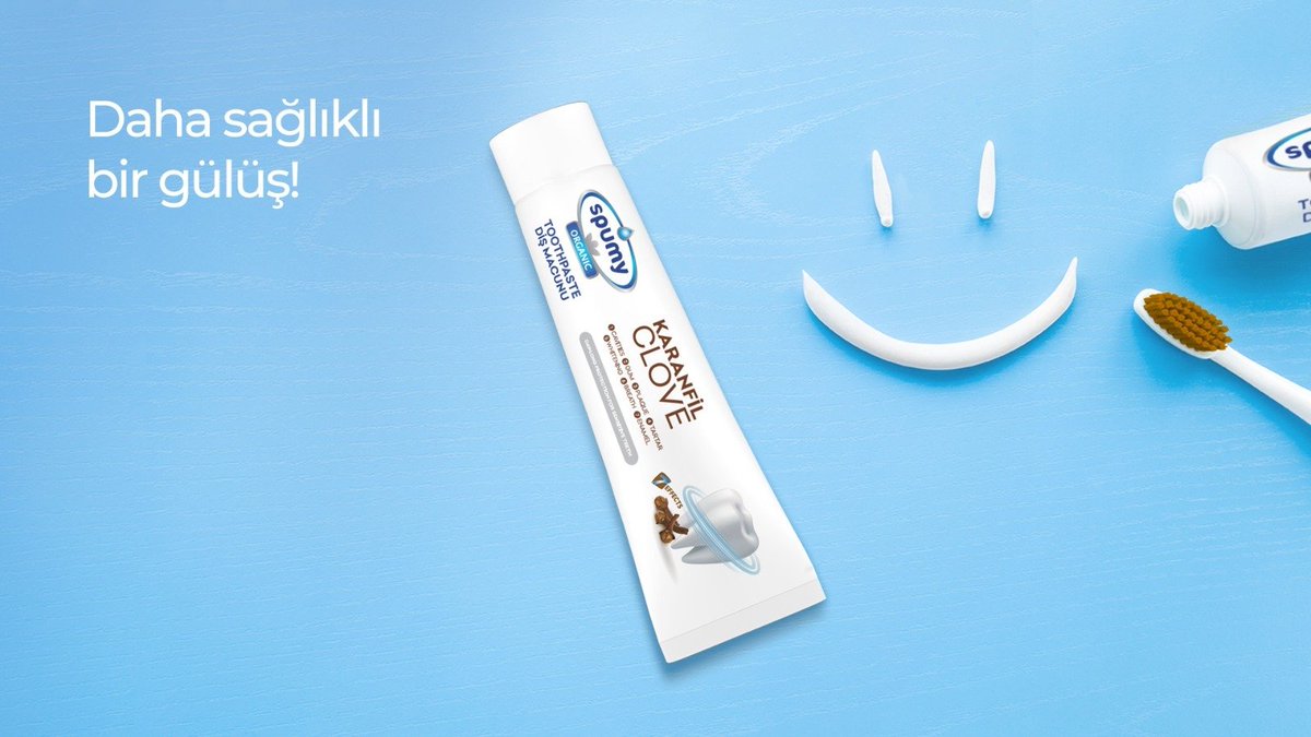 Spumy karanfil özlü diş macunu ile gülümsemelerinize güzellik katın!

#SPUMY #İçinizRahatGülümseyin #dişmacunu #dişsağlığı #dişetibakımı  #ağızsağlığı #sağlıklagülümseyin