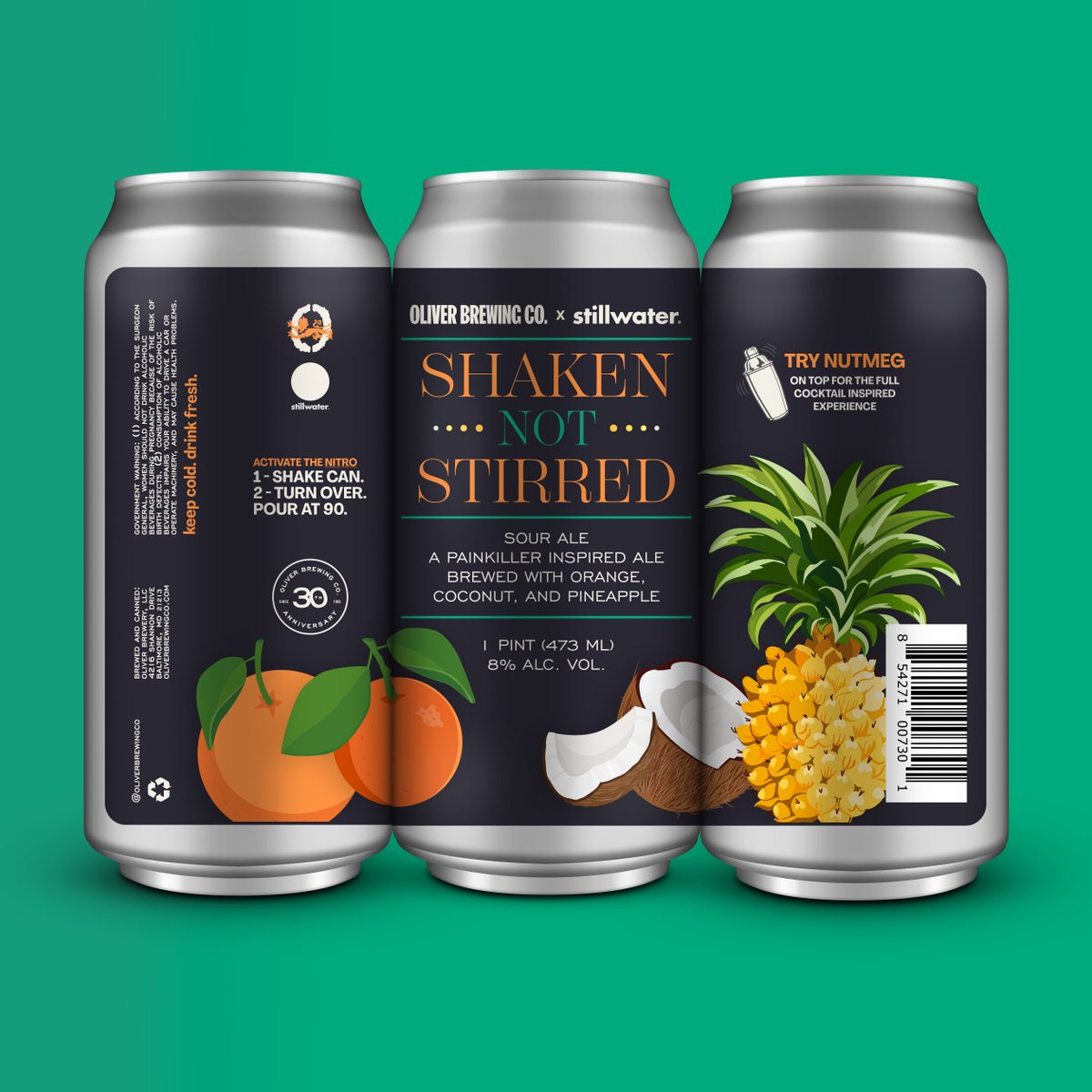 We're shaking things up with our newest #SourAle in our Shaken Not Stirred series! This one is #Painkiller-inspired and, oh, so good. Give it a try on 6/17: facebook.com/events/1411985…. #oliverbrewingco #mdbeer #drinklocal #baltimore #charmcity #bmore #mybmore <a href="/Stillwater_Art/">stillwater®</a>