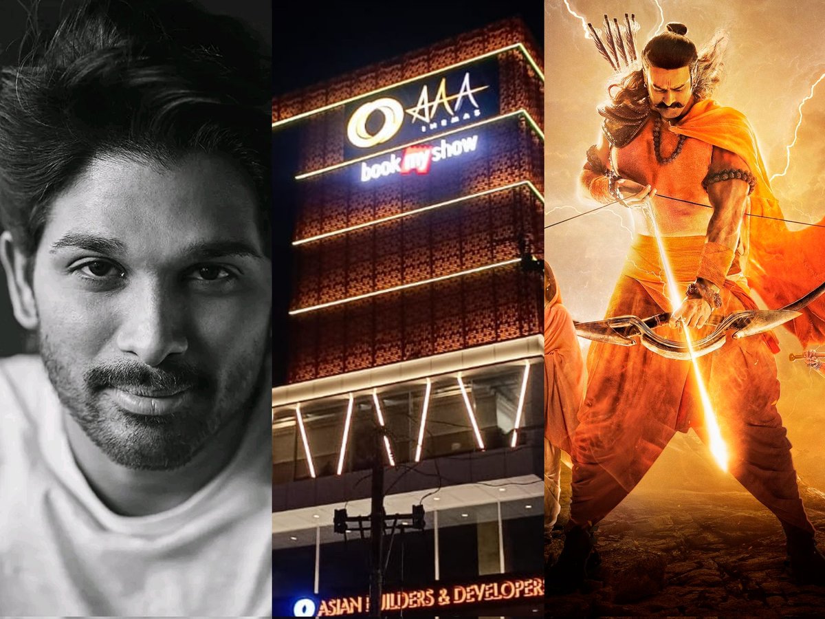 #AAA Cinemas, HYD., venture of Asian Cinemas & #IconStar #AlluArjun will start with #Adipurush on June 16th.