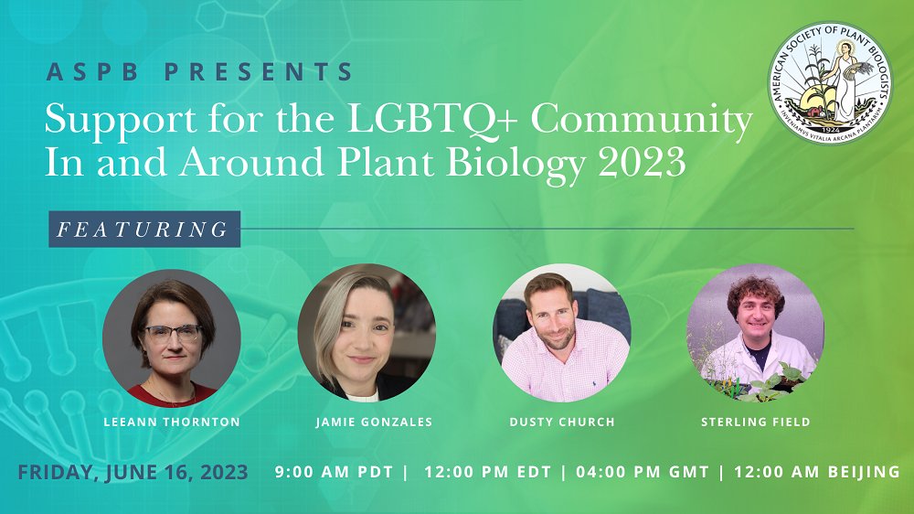 ASPB received feedback about concerns some may have as members of the #LGBTQ community traveling to Georgia for #PlantBio2023. 

Join us on June 16 at 12 pm EDT to learn about programs and events supporting the LGBTQ+ community at the meeting. #PrideMonth buff.ly/3CkiPGQ