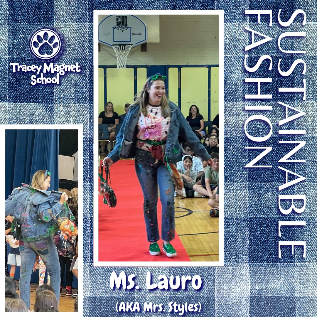 Runway models and fashion designers - We have it all at Tracey! Grade 3 capped off their Sustainable Fashion Service Learning Project with a fashion show of garments they made! Shout out to <a href="/Harry_Styles/">Harry Styles.</a>  &amp; <a href="/Eminem/">Marshall Mathers</a>, who inspired a few of the outfits!