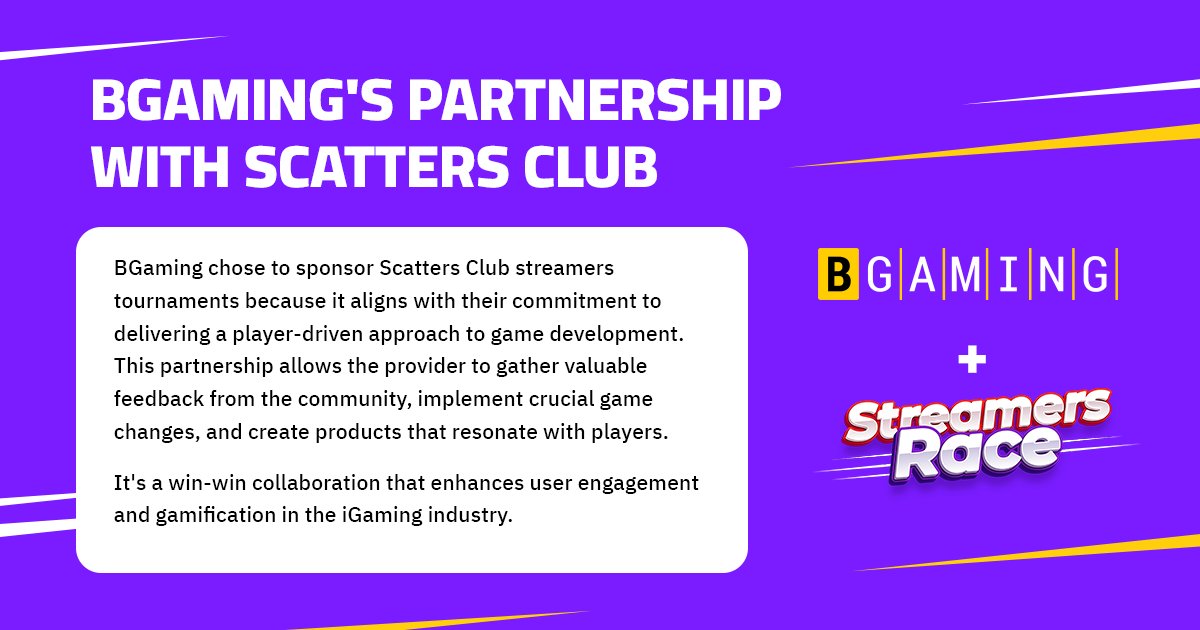 Anticipating the upcoming #StreamersRace, BGaming, <a href="/ScattersClub/">Scatters Club</a>, and @Casinolytics shed light on why gambling streaming is gaining momentum and what the future holds for this growing trend in an exclusive interview for #CasinoBeats.

Read the interview: bit.ly/3qoxQoc