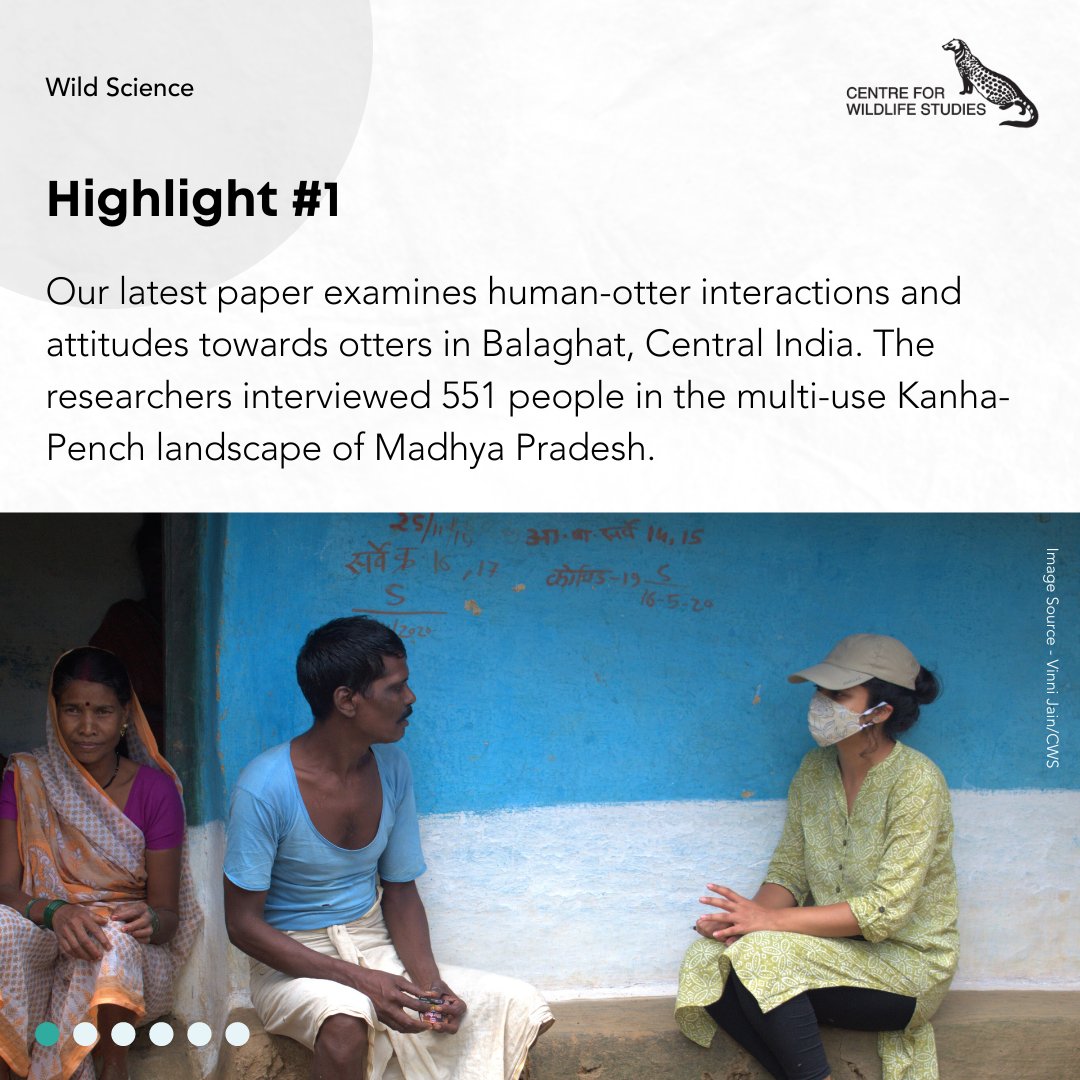 cwsindia's tweet photo. A week after World Otter Day, we are excited to share with you a new research paper on otters led by our Research Fellow Vinni Jain, and Chief Conservation Scientist Dr. Krithi K. Karanth!
Please read more about the study at https://t.co/IMBhJ09dwo
#CWSIndia #WildScience https://t.co/CH2OhPE1FV