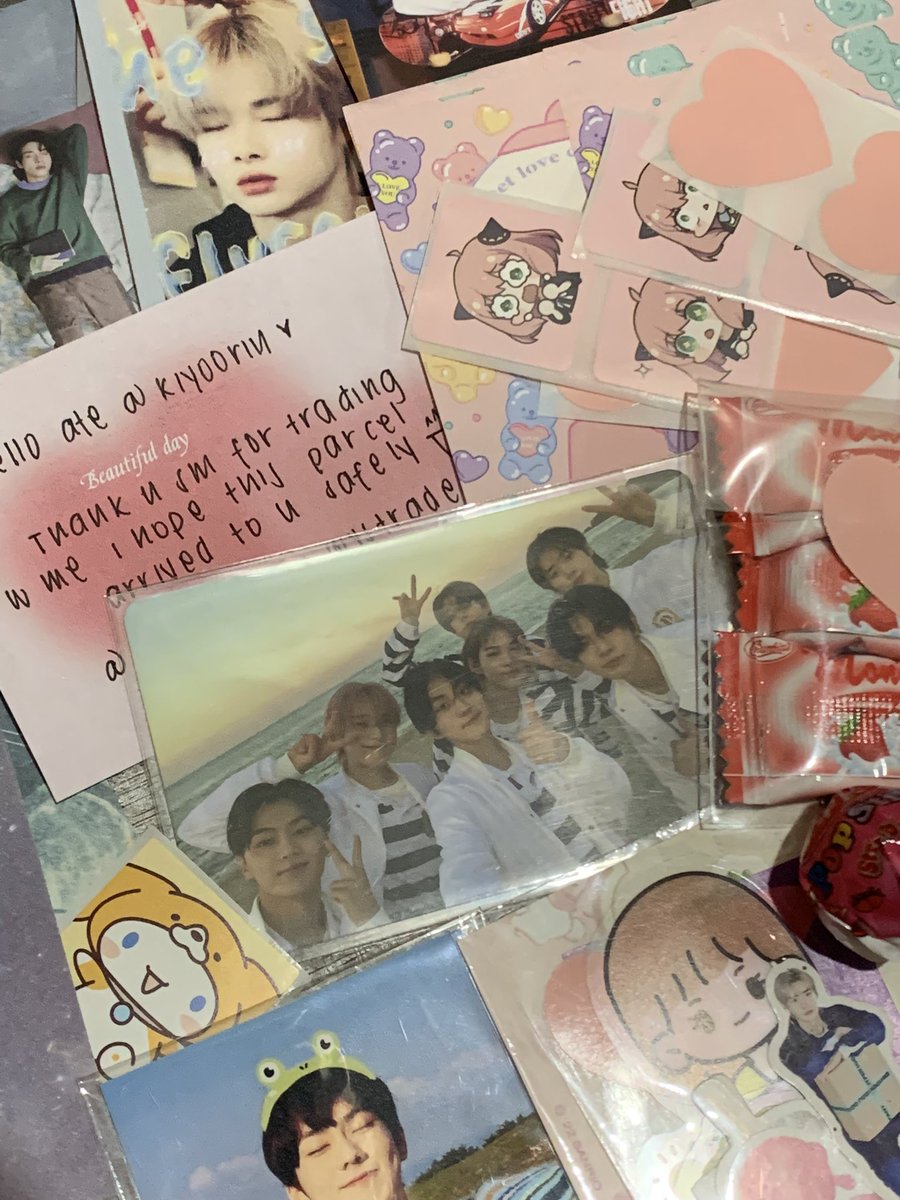 kiyoorin's tweet photo. 💌: @wnkmsn 

˗ˏˋ #kiyorinmails ´ˎ˗

received enha in good condition !! thank uu smm ashi for the freebies ang cute hauahjshw🥹 

#wysproofs ☆ https://t.co/vlY7aKXOX5